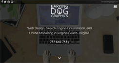 Desktop Screenshot of barkingdoggfx.com