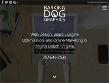 Tablet Screenshot of barkingdoggfx.com
